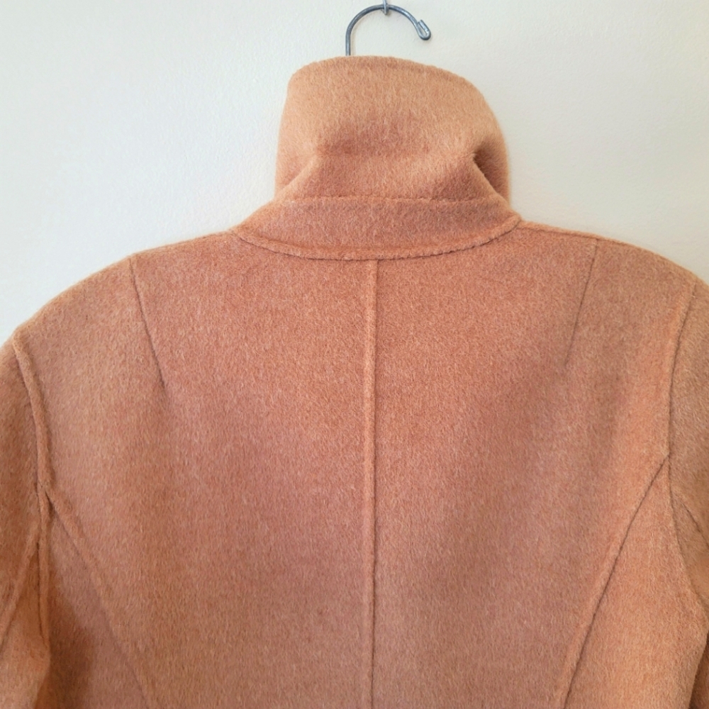 Banana Republic Belted Short Wool Coat with Pockets, M - Picture 10 of 16